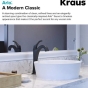 Смеситель для умывальника Kraus Arlo KVF-1200MB - 2