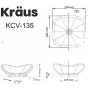 Умивальник Kraus Elavo KCV-135 - 3