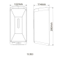 Дозатор сенсорний для антисептика Hotec 13.503 ABS White 9694900304195138 - 2