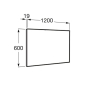 Дзеркало Roca Victoria Basic 120x60 A812330406 - 2