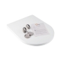 Сидіння для унітазу Qtap Swan /Jay з мікроліфтом Slim QT99SC5176W - 7