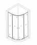 Душевая кабина Bravo Wisla 90N 9694900304190154 - 2