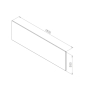 Панель для ванни AM.PM Inspire 2.0 фронтальна W52A-180-080W-P - 2