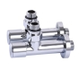 Кран вентильний кутовий з американкою Solomone Lux 1/2" (2шт КОМПЛЕКТ) CHROM 7777 9694900304192288 - 3