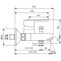 Смеситель для ванны Vidima Calista B0875AA - 2