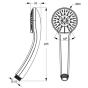 Душова лійка Ideal Standard IdealRain B9401AA - 2