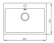 Мийка MIXXUS MX5843-200x1.0-PVD MX0577 - 6