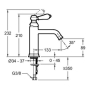 Смеситель для умывальника Jacob Delafon Louise E24360-CP - 2