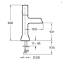 Смеситель для умывальника Jacob Delafon Toobi E7329-CP - 2