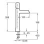 Смеситель для умывальника Jacob Delafon Toobi E8960-CP - 2