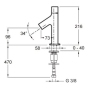 Смеситель для умывальника Jacob Delafon Talan E10378RU-CP - 2