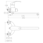 Смеситель для ванны Tau SD-2C243C - 3