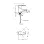 Смеситель для раковины Lidz Anny 001F Chrome 41 86 001F (LDANN001FCRM35119) - 6