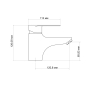 Смеситель для раковины Lidz Tani 001F1 Chrome (LDTAN001F1CRM44957) - 2
