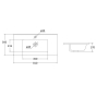 Комплект меблів RJ Atlant 80 см, сірий (RJ02801GR) - 5