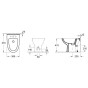 Биде напольное Villeroy and Boch Century (745700R1) - 2