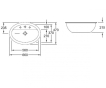 Умивальник, що вбудовується під стільницю Villeroy and Boch Loop & Friend (51616101) - 2