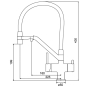 Кухонный смеситель KOER KB-72006-07 (KR3382) - 8