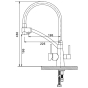 Кухонный смеситель KOER KB-72003-07 (KR3377) - 8