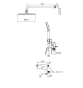 Вбудована душова система Koer KB-64008-01 хром (KR3476) - 3