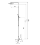 Душова система Koer KB-56009-01 хром (KR3506) - 10