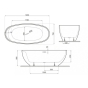 Ванна акриловая Polimat Kivi 165x75 KIVI475 - 2
