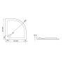 Душовий піддон Polimat Standard 90x90 STANDARD781 - 2