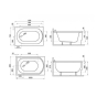 Ванна акрилова Polimat Mini 110x70 MINI545 - 2