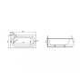 Ванна акриловая Polimat Classic Slim 150x75 CLASSICSLIM287 - 2