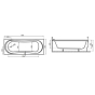 Ванна акрилова Polimat Gracja 180x80 GRACJA10 - 2