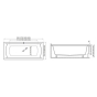 Ванна акрилова Polimat Ines 180x80 INES720 - 2
