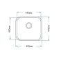 Кухонна мийка Asil Undermount R65 AS 334-R65 - 2
