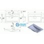 Умывальник Fancy Marble Mikaela 900 3709101 - 2