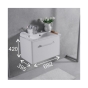 Тумба Fancy Marble FIJI 70 з умивальником Annabelle, Fiji 70 + 4007101 - 2