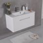 Тумба Fancy Marble FIJI 80 з умивальником Annabelle, Fiji 80 + 4008101 - 1
