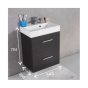 Тумба Fancy Marble Crete 55 з умивальником UM-550, ШН-22М + 1005101 - 2