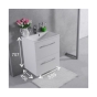 Тумба Fancy Marble Santorini 60 с умывальником Amelia 600C, ШН-Ам600 + 0706101 - 2
