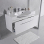 Тумба Fancy Marble Sumatra 980 з умивальником Carme 980, Sumatra 980 (ШН-980 + 3410101) - 3