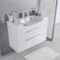 Тумба Fancy Marble Sumatra 2 с умывальником Carme 980C, Sumatra 2  (ШН-309 +  3410101) - 1