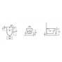 Биде подвесное Jacob Delafon Odeon Up E4765-00 - 2