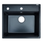 Кухонна мийка Borgio 570х510 Q-570X510 BLACK - 1