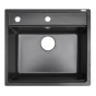 Кухонна мийка Borgio 570х510 Q-570X510 GRAFIT - 1