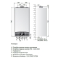 Котел газовий Ariston Clas ONE 24 двоконтурний конденсаційний 9694900304190713 - 5