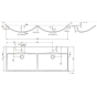Умивальник Fancy Marble Amelia 1200D 0712201 - 2