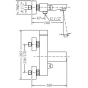 Смеситель для ванны Genebre Kenjo 63100 26 45 67 - 5