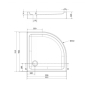 Душовий піддон Cersanit TAKO 90X16 S204-004 - 2