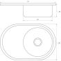 Кухонна мийка Mira MR 7750 E Satin 9694900304189421 - 000014456 - 2