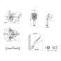 Смеситель для ванны Qtap Grand BCR 006 QTGRABCR006 - 7