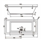 Ванна Vagnerplast Cavallo 190 x 90 без ножек VPBA190CAV2X-04 - 2