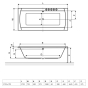 Ванна Excellent Aquaria Lux 1800x800 WAEX.AQU18WH - 2